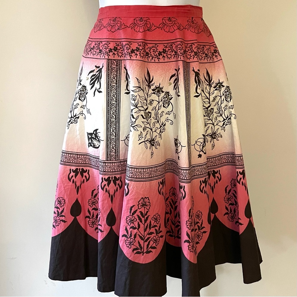 Bohemian Circle Skirt with Gold Glitter